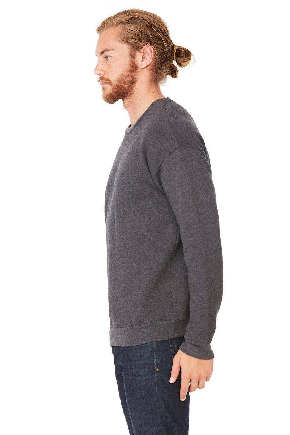 Unisex Drop Shoulder Fleece - WHITE - XS(D0102H7W9VP)
