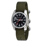 Bertucci A-1S Field Watch 10112 - Black Dial - Olive Band