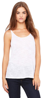 Ladies Slouchy Tank - WHITE - M(D0102H7WE5P)