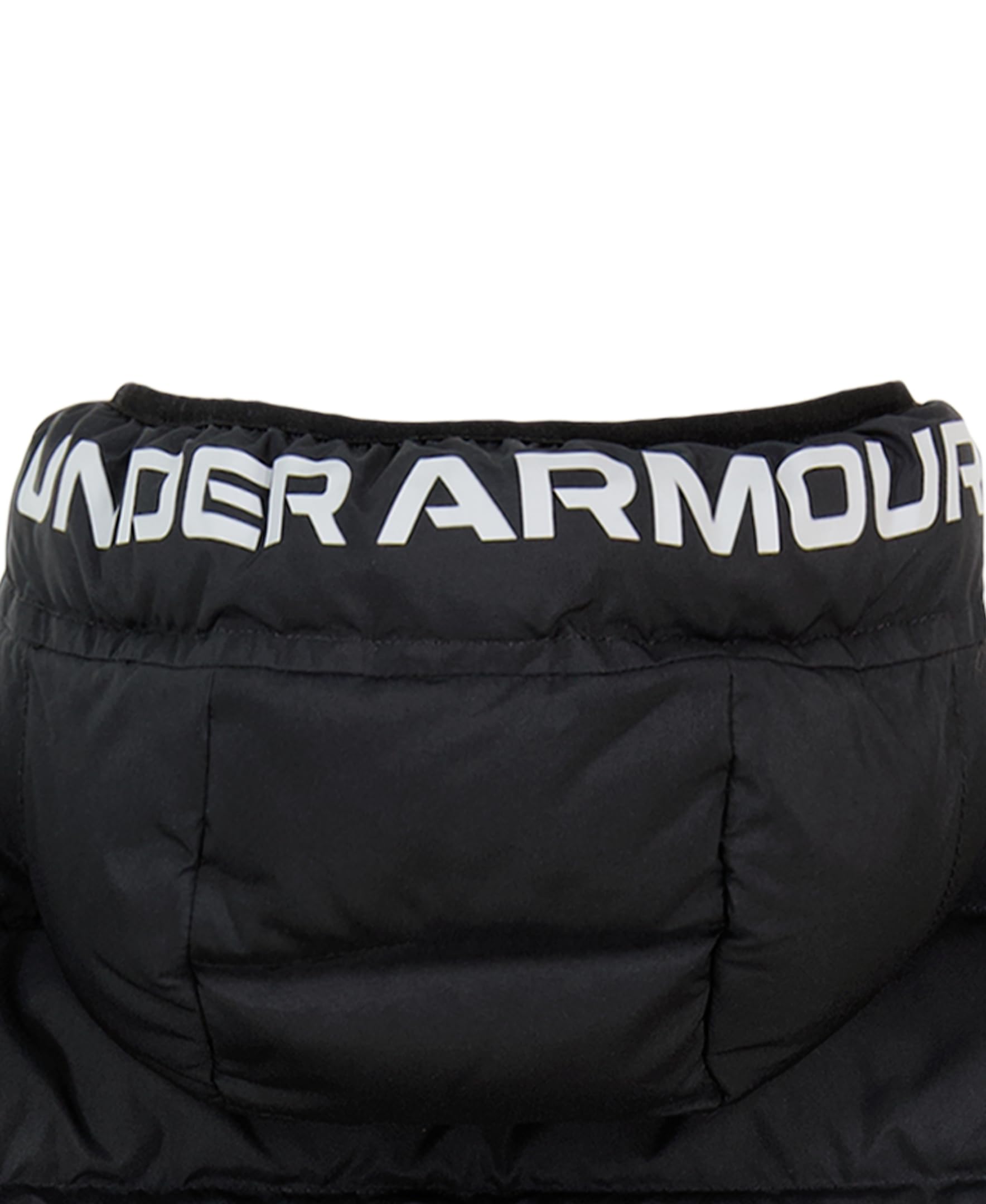 Under Armour Boys Pronto Puffer Jacket, Mid-Weight Quilted Zip-Up Coat, Wind & Water Repellent, Black - Core