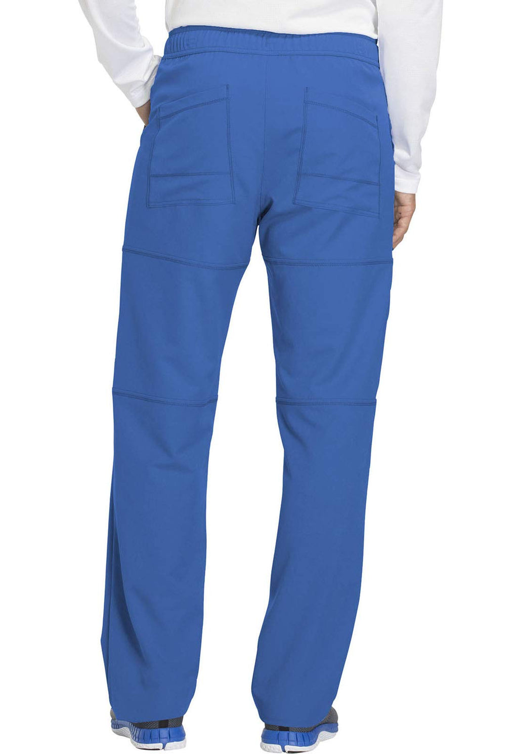 Dickies Dynamix Scrub Pants for Men with Zip Fly, Athletic-Inspired with Four-Way Stretch and Moisture Wicking DK110, L, Royal