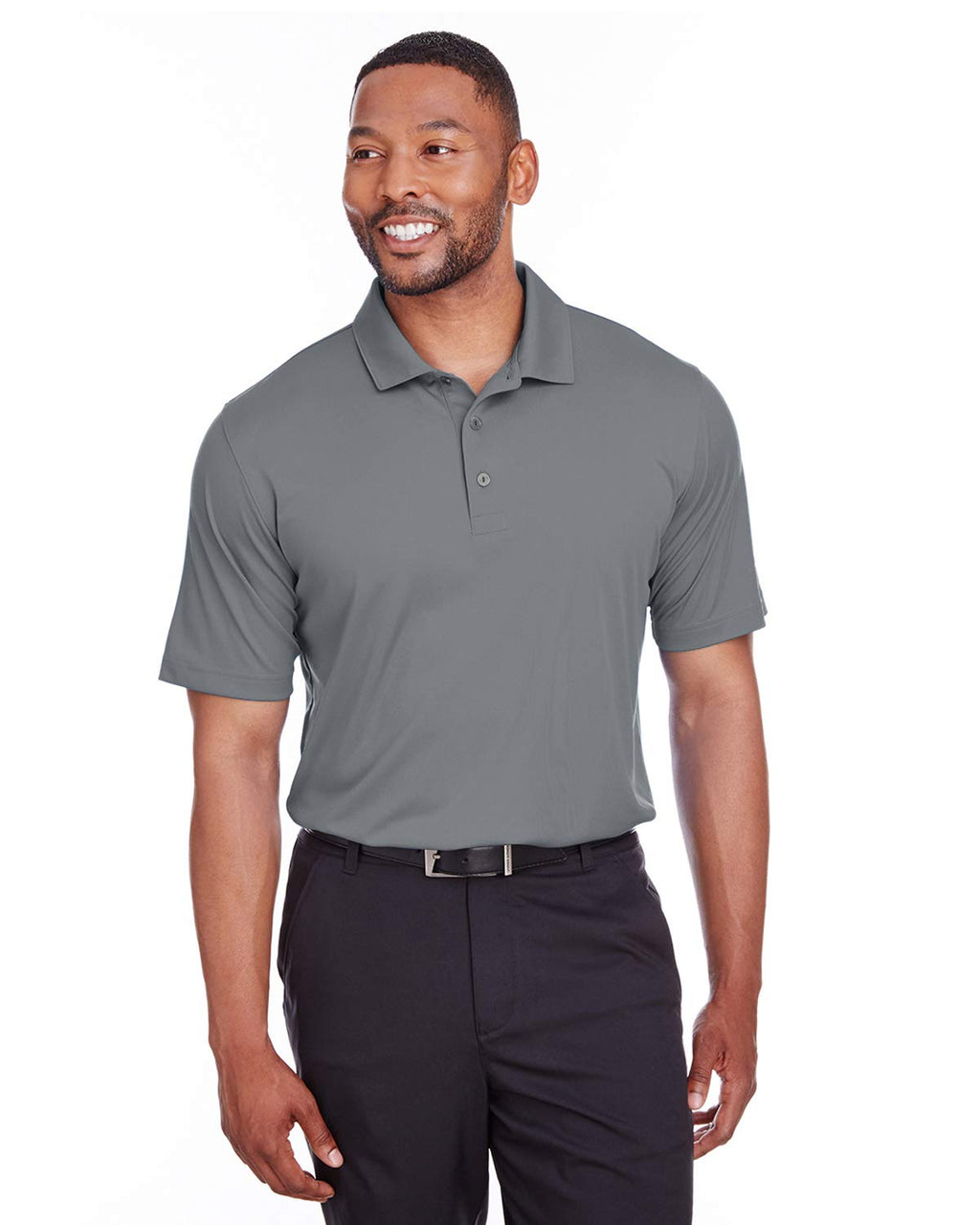 Mens Icon golf Polo - PUMA BLAcK - L(D0102H7DENJ)