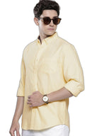 The Indian Garage Co Mens Solid Slim Fit Shirt