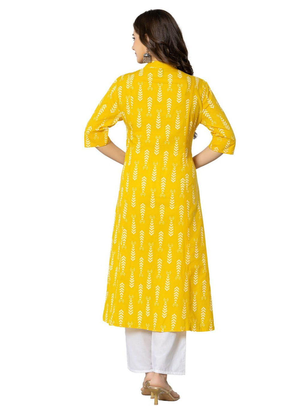 rytras Womens Cotton Printed A-Line Kurta