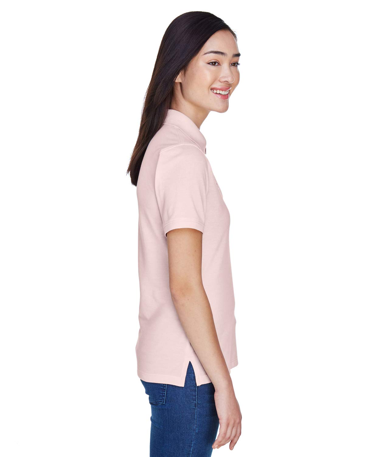 Ladies 56 oz Easy BlendPolo - WHITE - XS(D0102H76FF8)