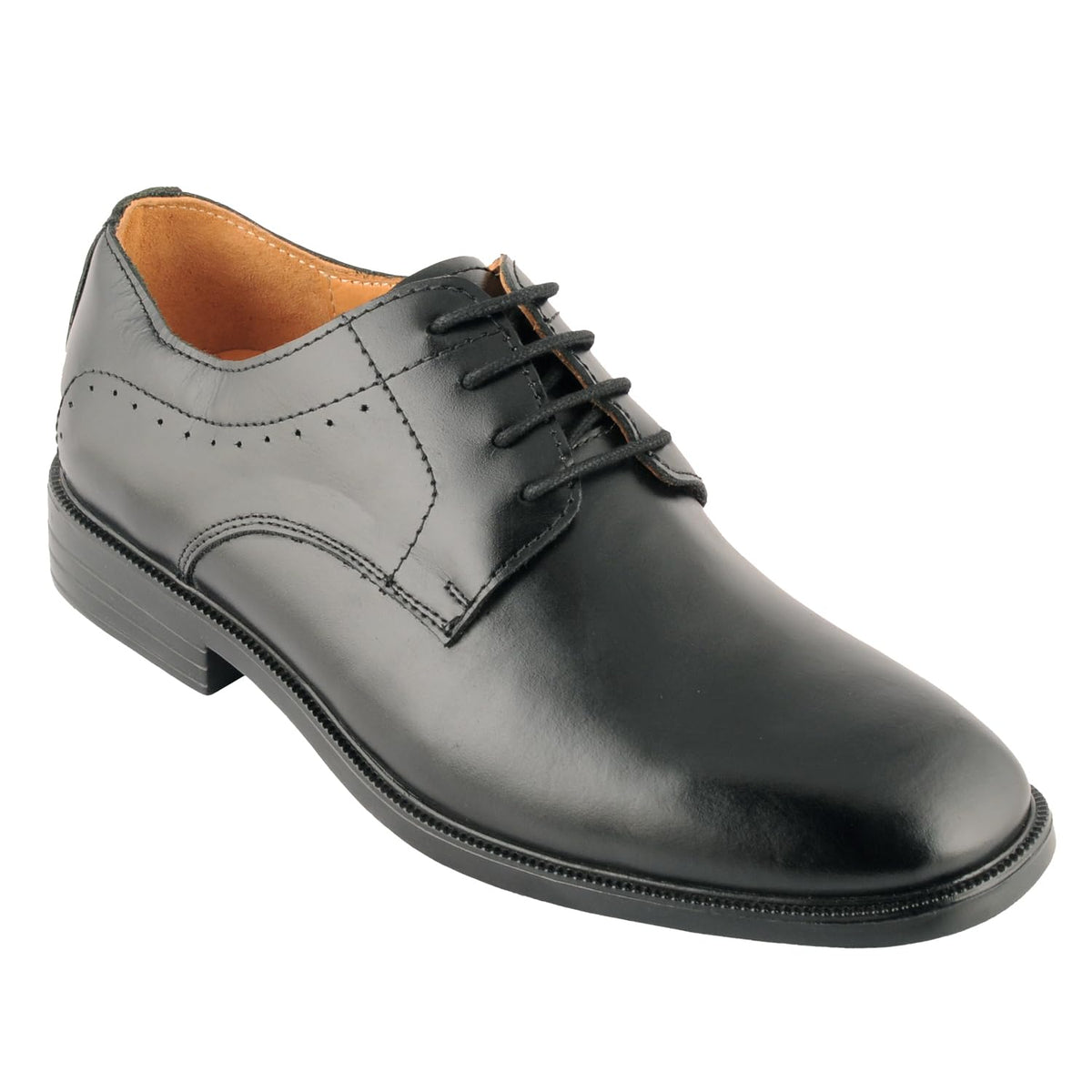 TZARO Genuine Leather Superlight Formal Shoe  Bhandasur (Black, 10) 10