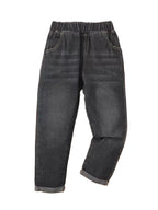 Kotty Girls Regular Fit Solid Jeans Onyx Black