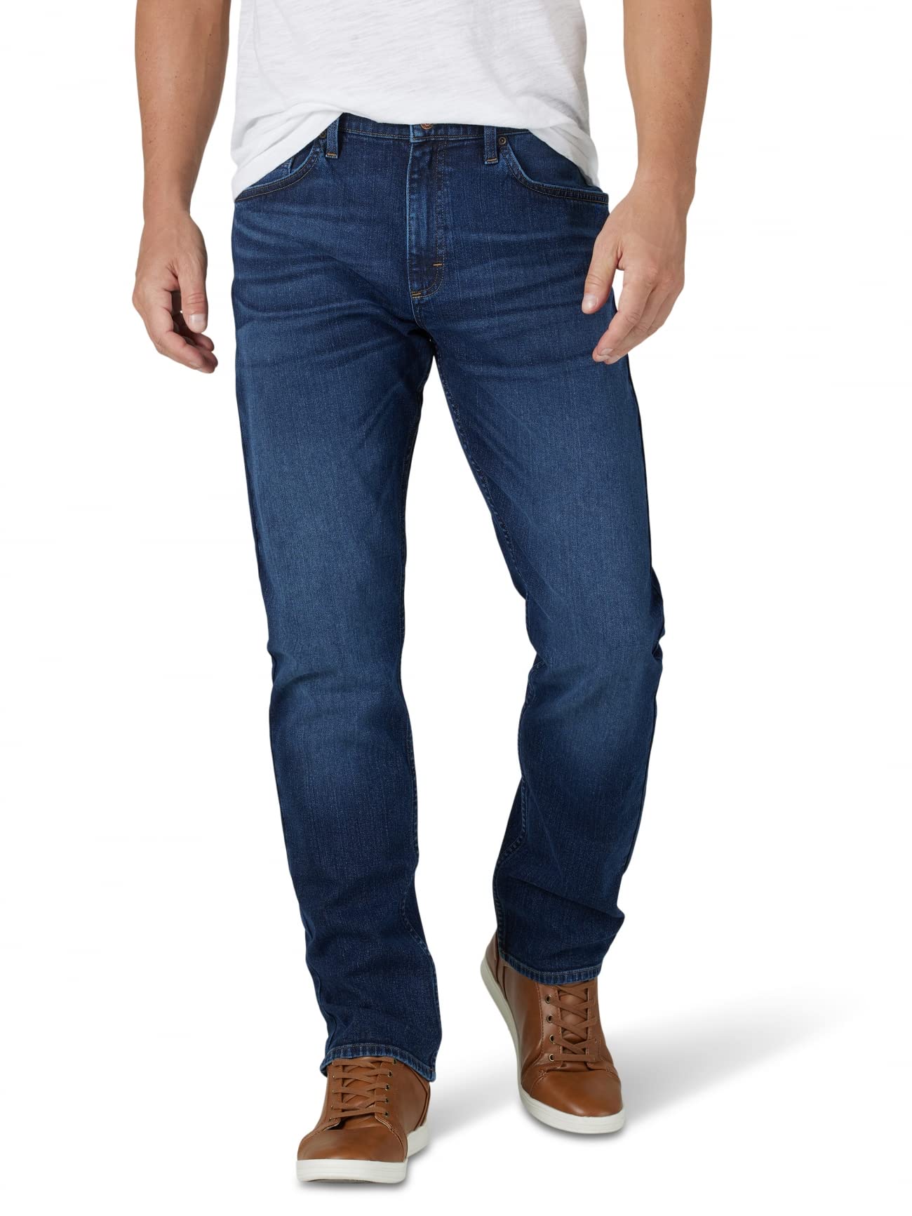 Wrangler Authentics Men's Athletic Fit Stretch Jean, Baker, 32W x 32L