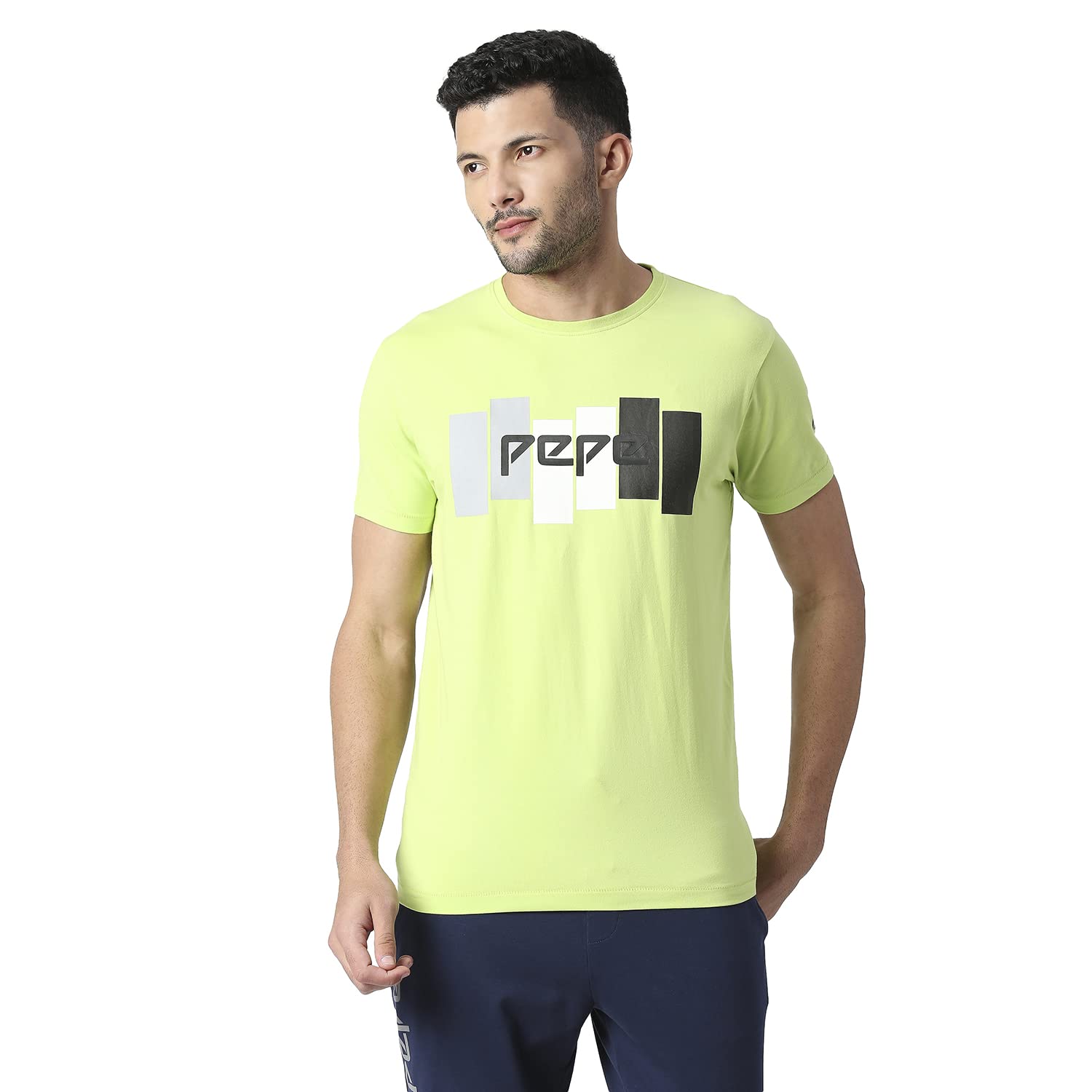 Pepe Jeans MenS Slim Fit T-Shirt (Pm509062626L_Neon Green