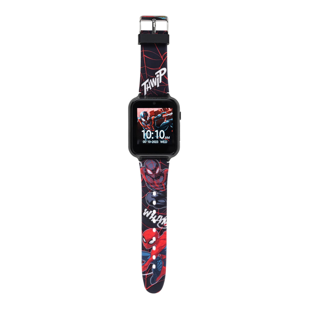 Marvel Spider-Man Kids Smart Watch - Touchscreen Interactive Watch with 10 Customizable Clock Faces, Built-in Camera, Video Reco