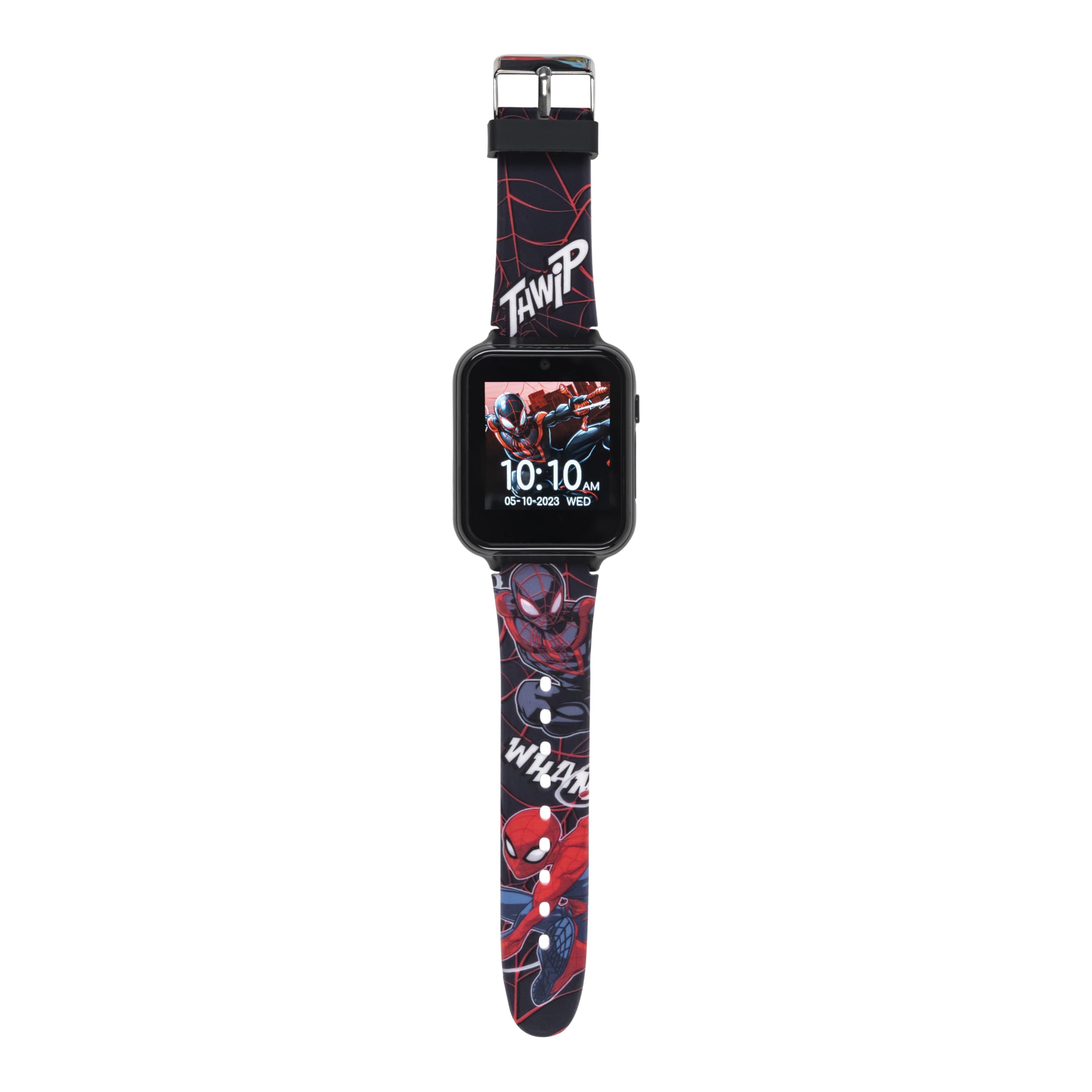 Marvel Spider-Man Kids Smart Watch - Touchscreen Interactive Watch with 10 Customizable Clock Faces, Built-in Camera, Video Reco