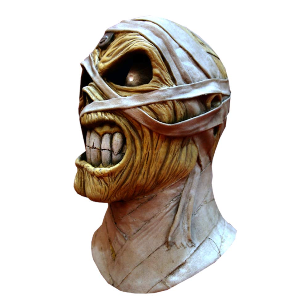 Trick Or Treat Studios Iron Maiden Powerslave Mummy Eddie Mask Multicolor
