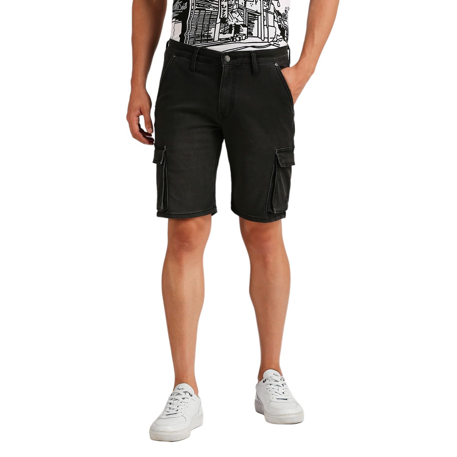 Pepe Jeans MenS Bermuda Shorts (Pm801132Q01_Black Used