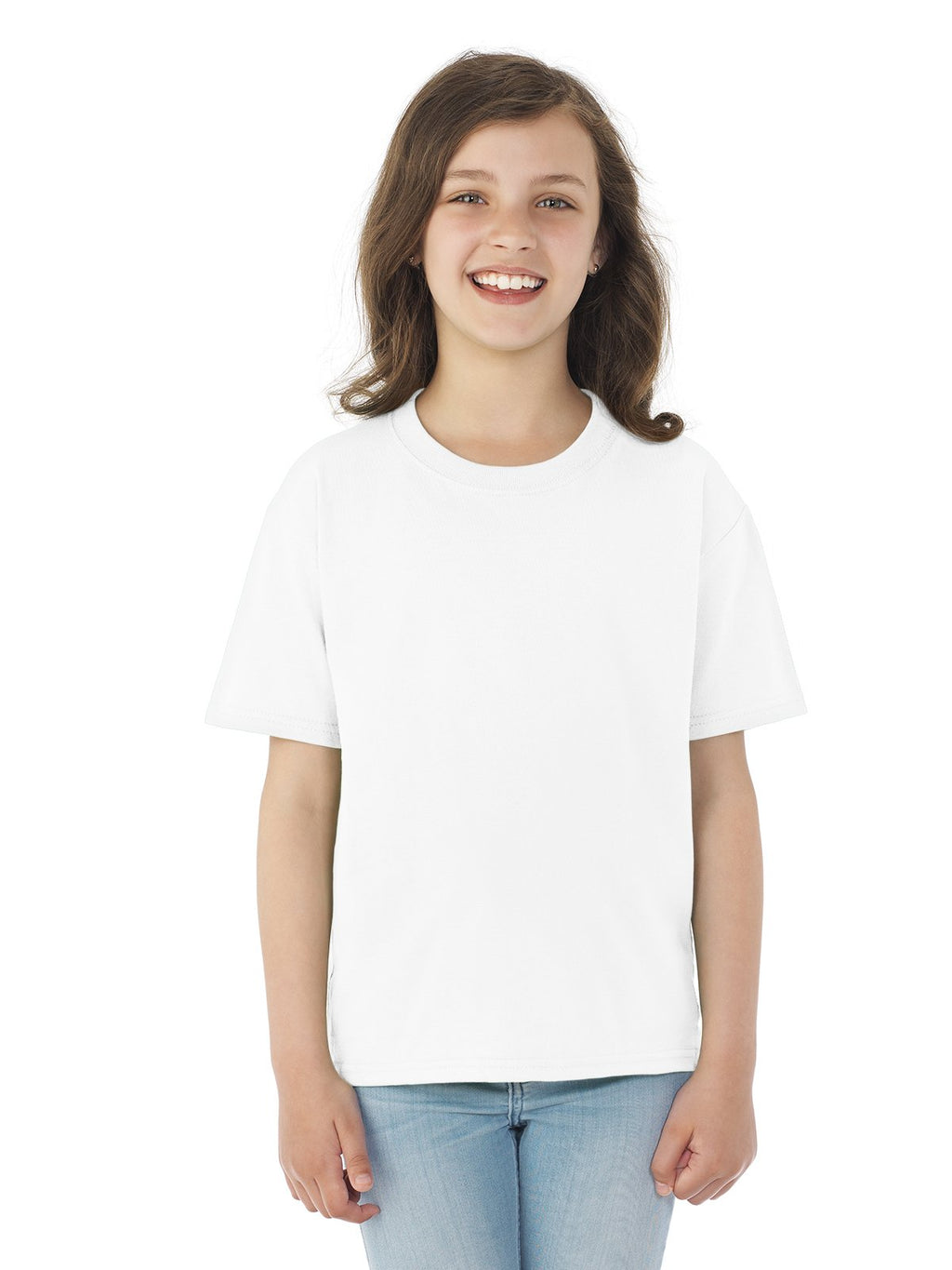 Youth HD cottonT-Shirt - WHITE - XS(D0102H7DNF8)