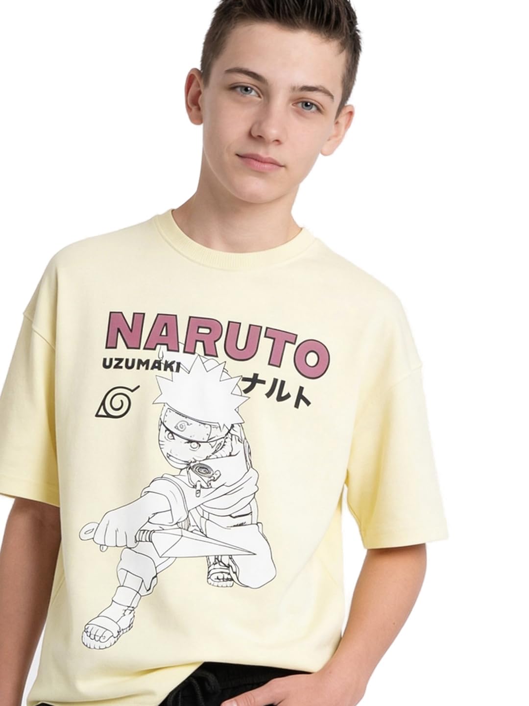 Max Boys Naruto Print TShirt 14-16