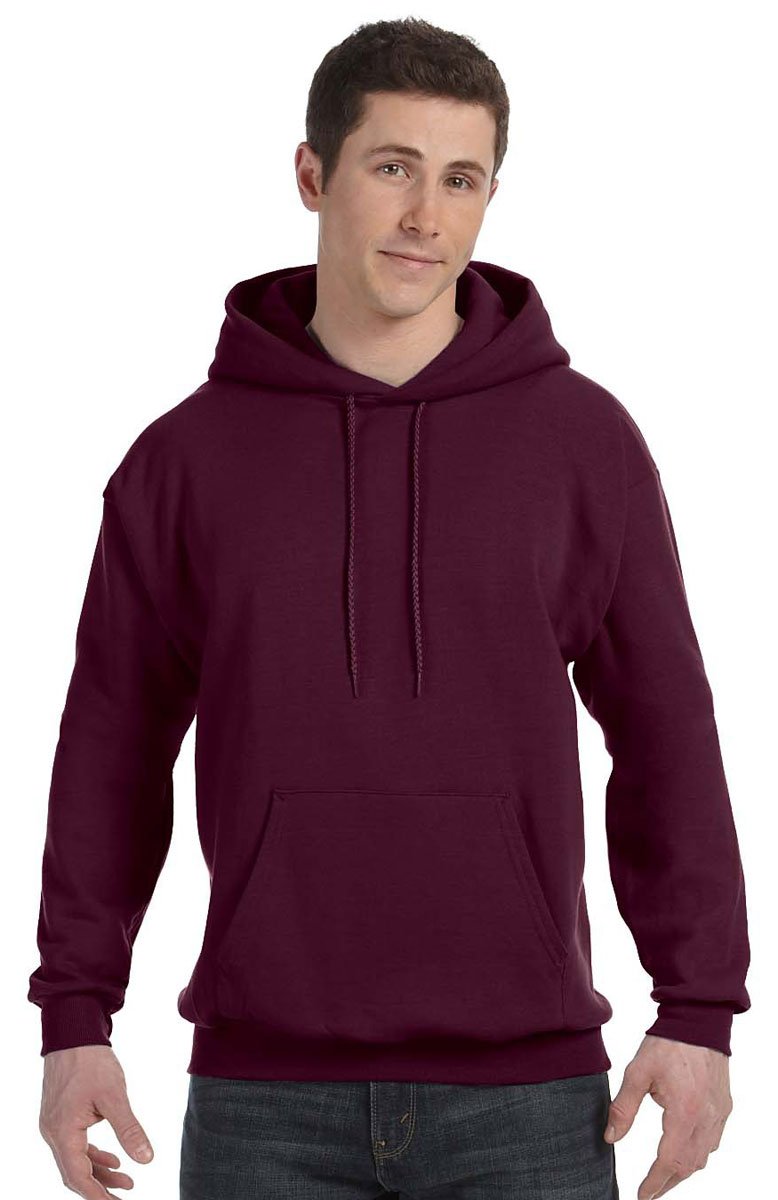 Unisex Ecosmart 5050 Pullover Hooded Sweatshirt - WHITE - S(D0102H7K3g6)