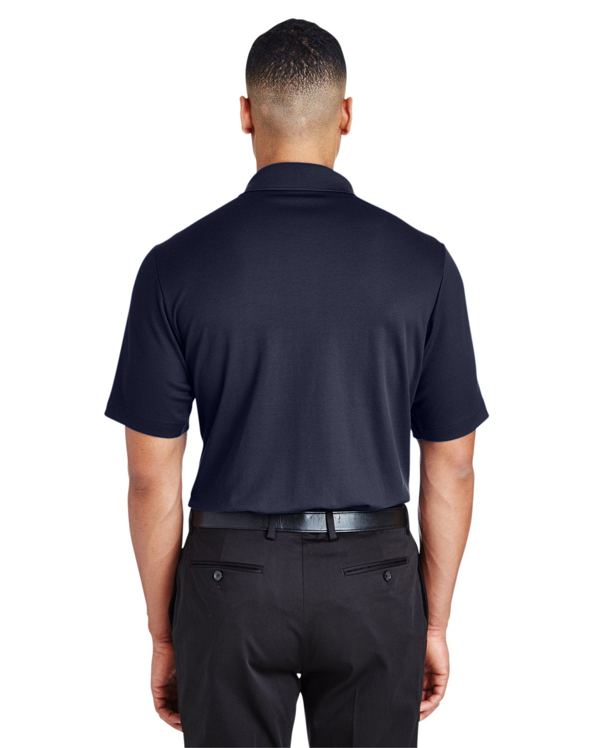crownLux PerformanceMens Plaited Polo - gRAPHITE - 2XL(D0102H7NSDX)