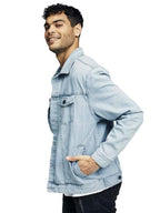 KOTTY Men Denim Full Sleeve Regular Winter Jacket