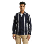 Floren Sr Twill Stripe Print Shirt