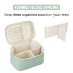 Narwey Travel Makeup Bag Large Cosmetic Bag Make up Case Organizer for Women