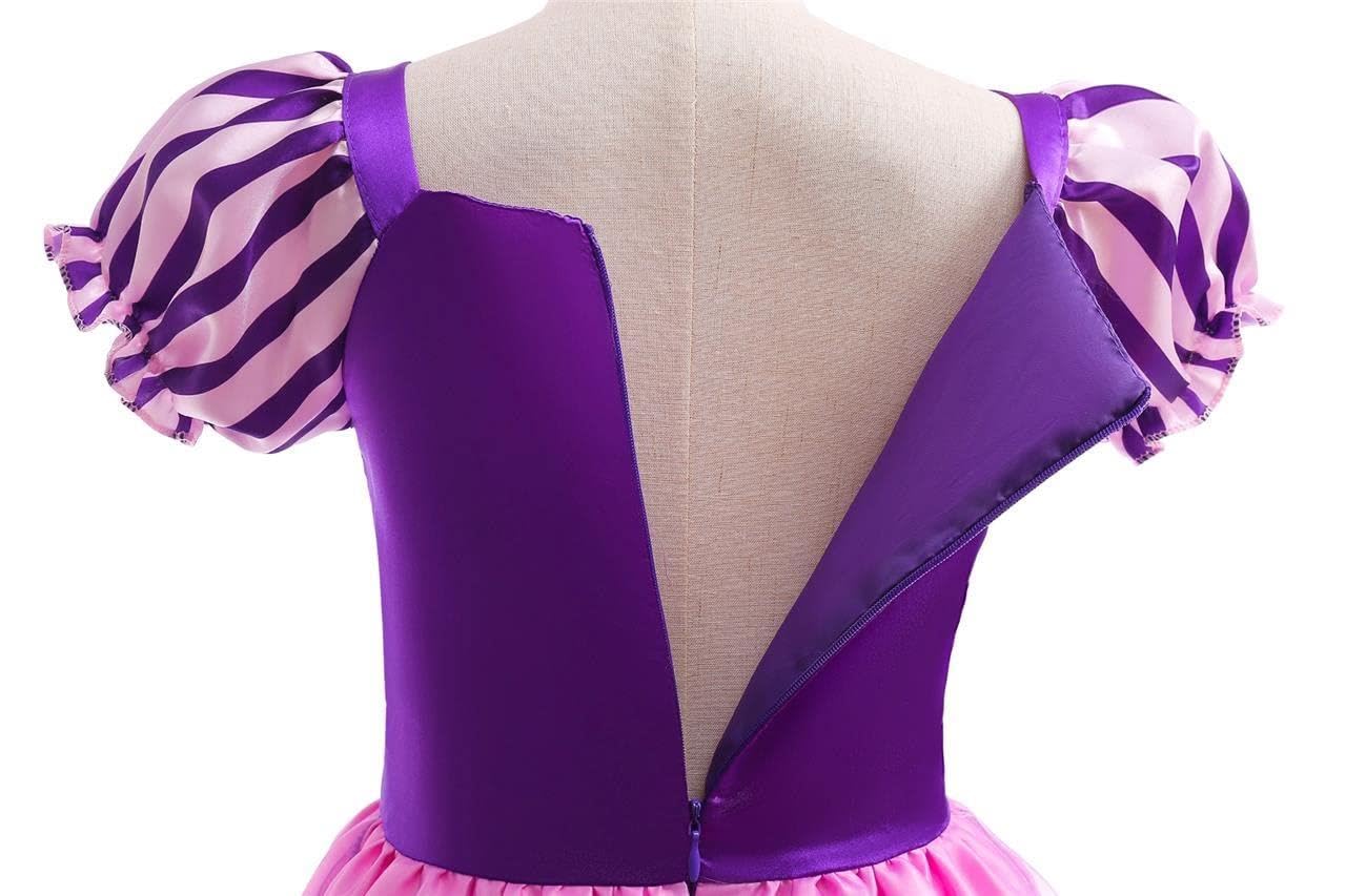 Dressy Daisy Baby Girls Long Hair Princess Fancy Dress Up Costume Halloween Birthday Party Cosplay Outfit with Size 12-18 Months