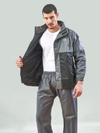 Lux Venus Tapping Rain Coat Set For Men