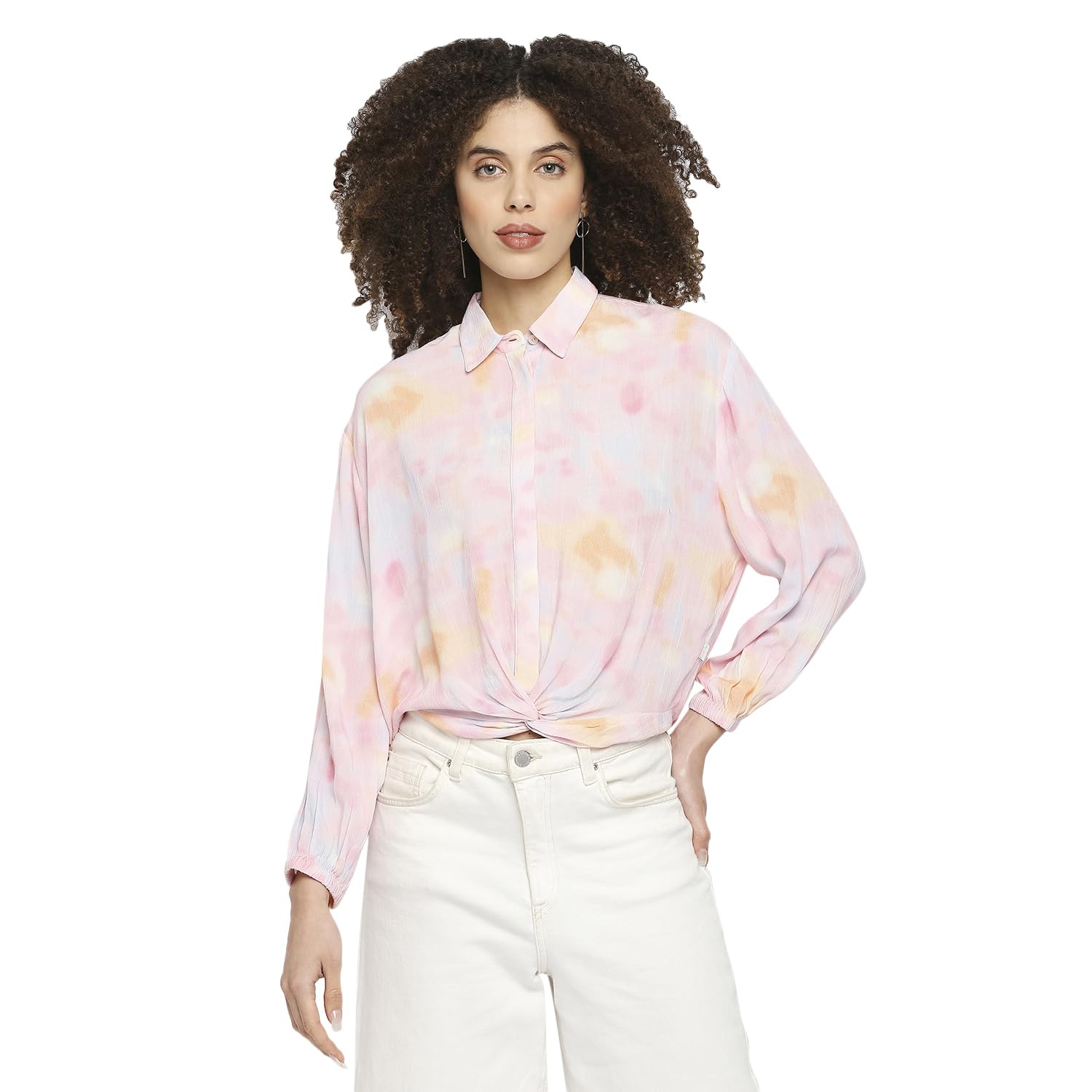 Pepe Jeans WomenS Regular Shirt (Pl304301_Pink Xl)