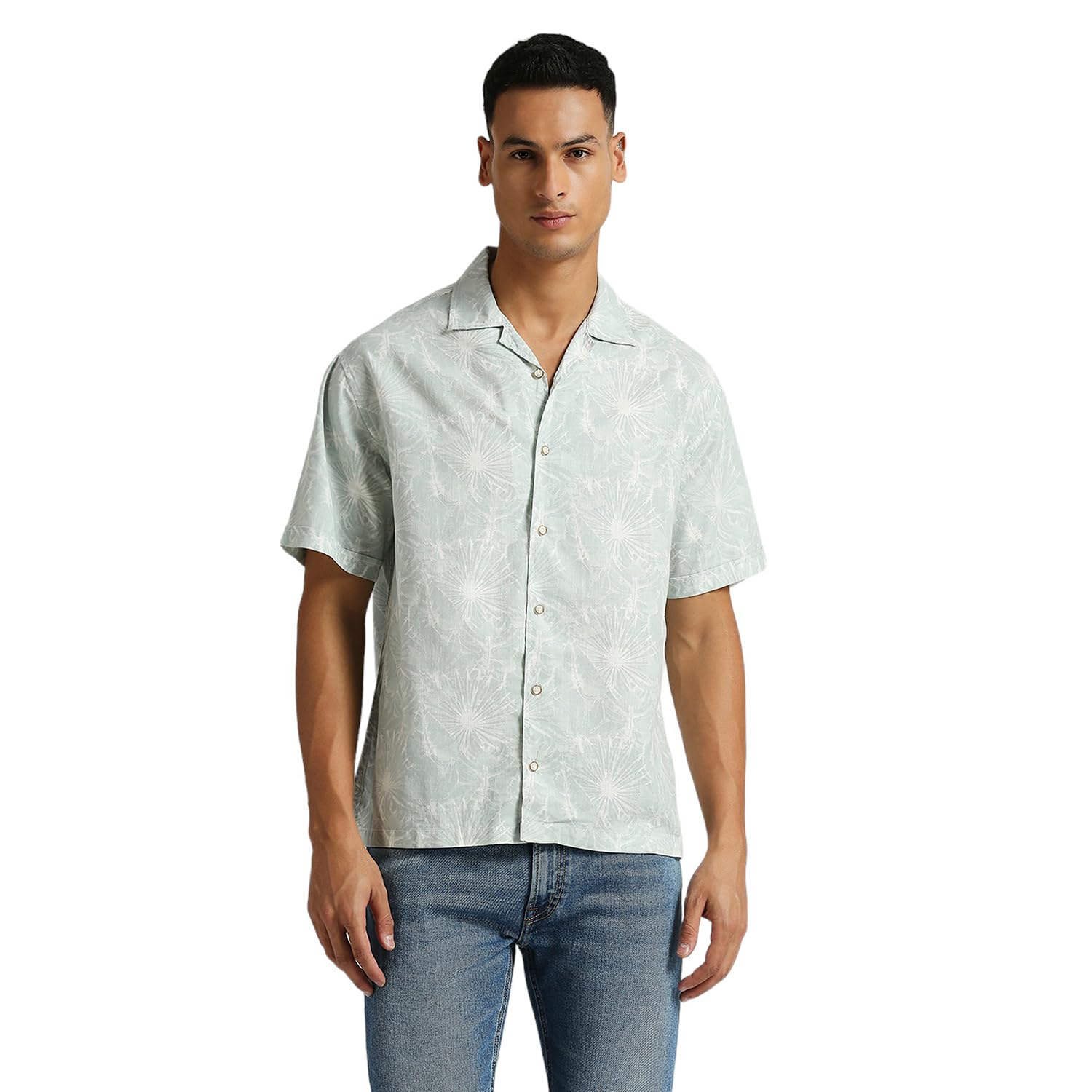 Pepe Jeans MenS Relaxed Fit Printed Shirts