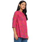 Fabindia Women'S Slim Kurta (20040900_Magenta