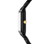 Fossil Women's Raquel Three-Hand Date Black Stainless Steel Watch