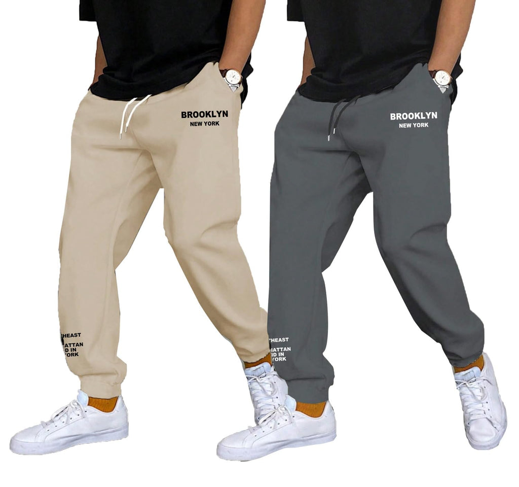 Lymio Track Pant For Men || Regular Fit || Track Pants || Full Elastic Jogger Track Pant || Available In Combo Pack Of 2 (Tp-42-