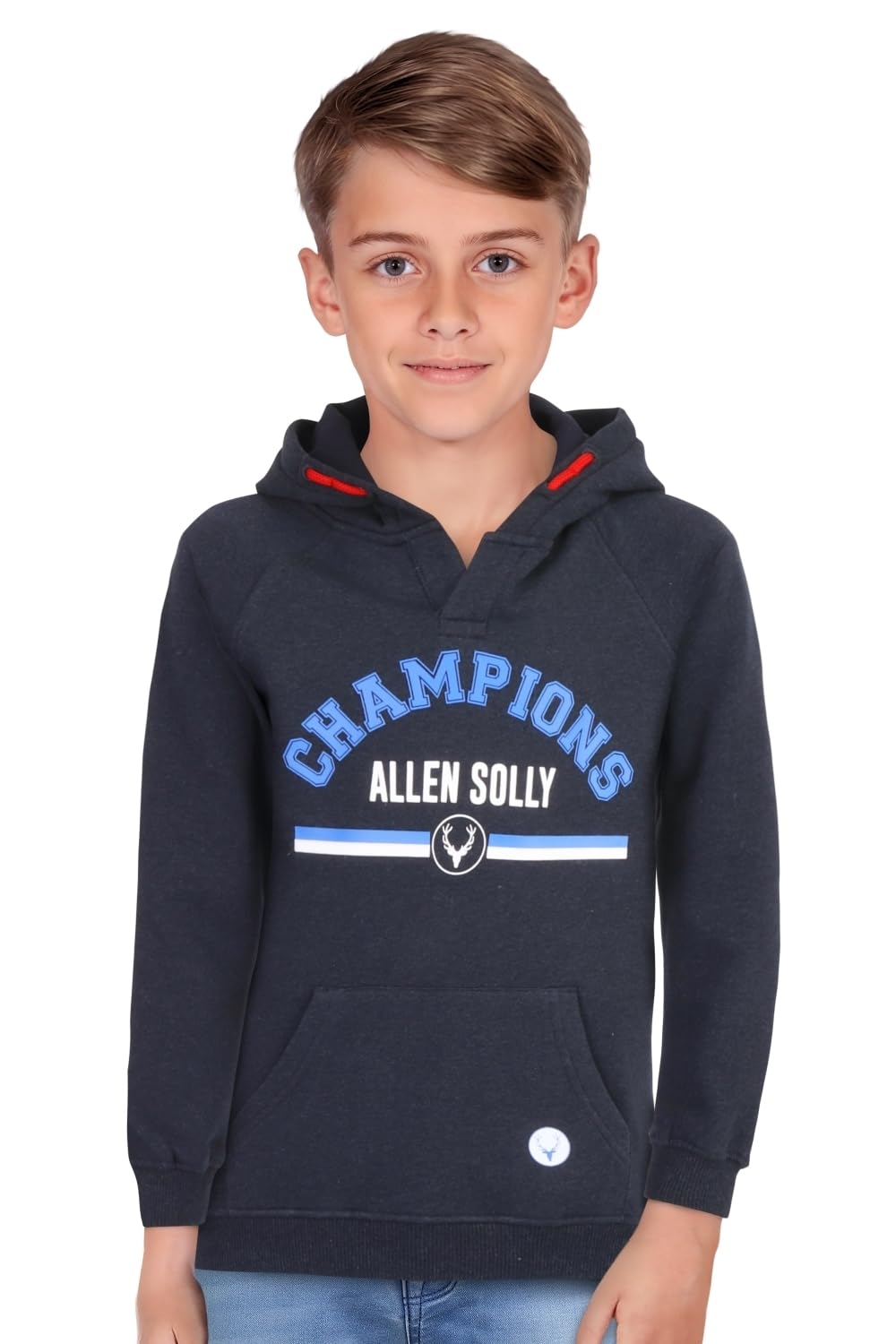 Allen Solly Boys Regular Fit Printed Graphic Hoodie