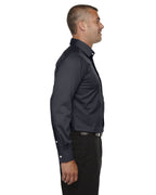 Mens Tall crown Woven collectionSolid Stretch Twill - BLAcK - XLT(D0102H764Q2)