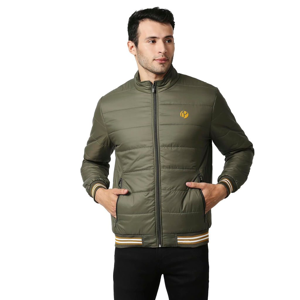 Pepe Jeans MenS Polyester A-Line Standard Length Coat (Pm402730_Olive_S)