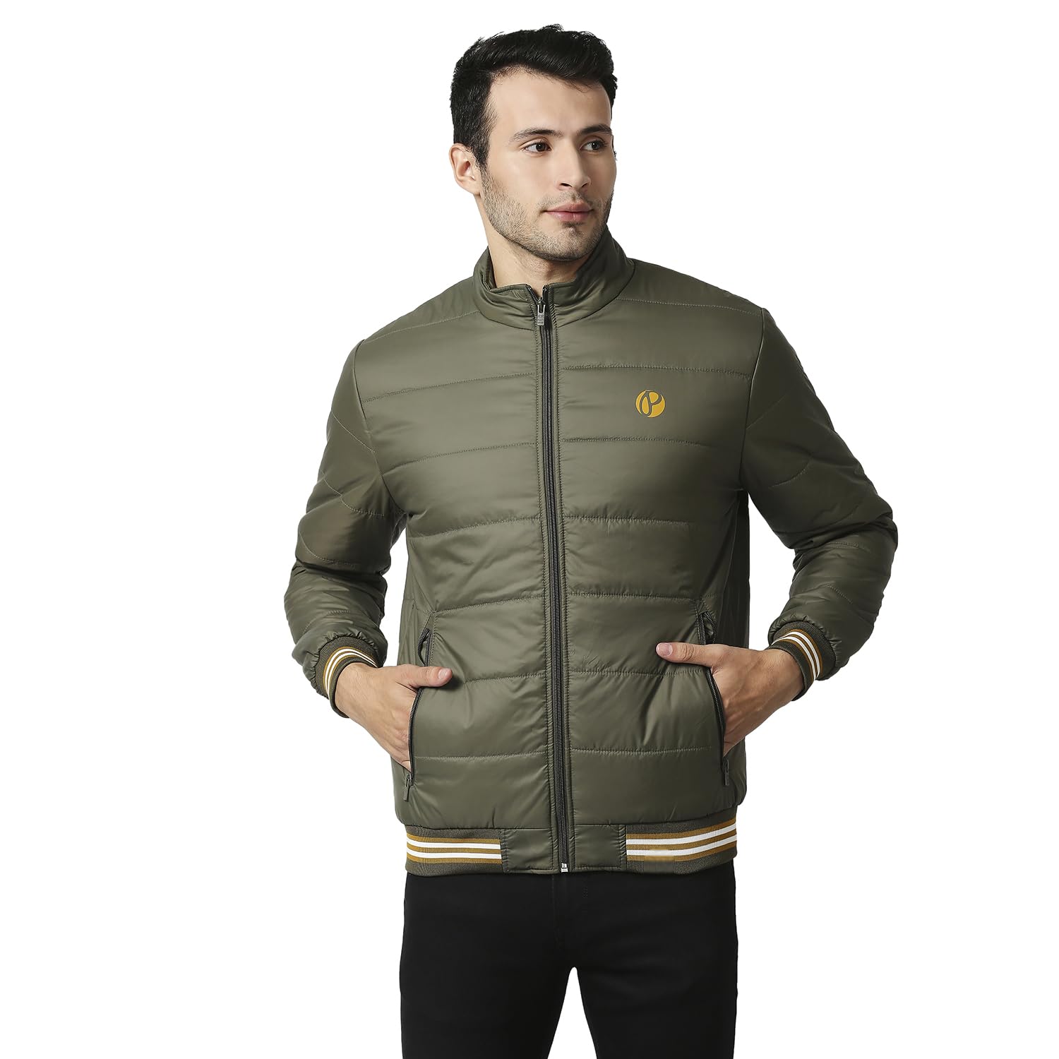 Pepe Jeans MenS Polyester A-Line Standard Length Coat (Pm402730_Olive_S)