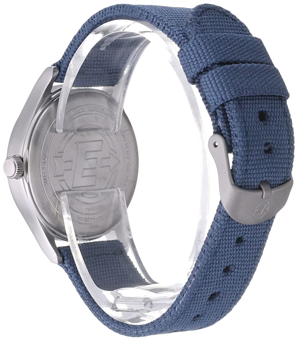 Timex Unisex TW4B13800 Expedition Scout 36mm Blue/Natural Nylon Strap Watch
