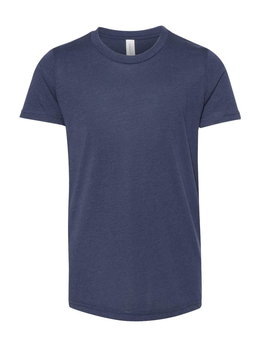 Youth Triblend Short-Sleeve T-Shirt - BLUE TRIBLEND - M(D0102H7W6DJ)