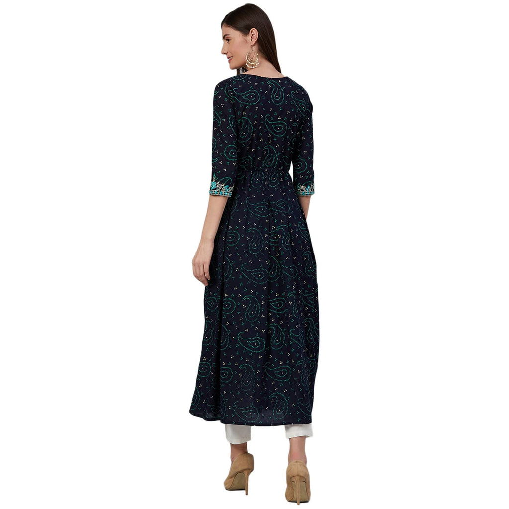 Anubhutee Women'S Viscose Rayon Flared Work Kurta Belt | Pack Of 1