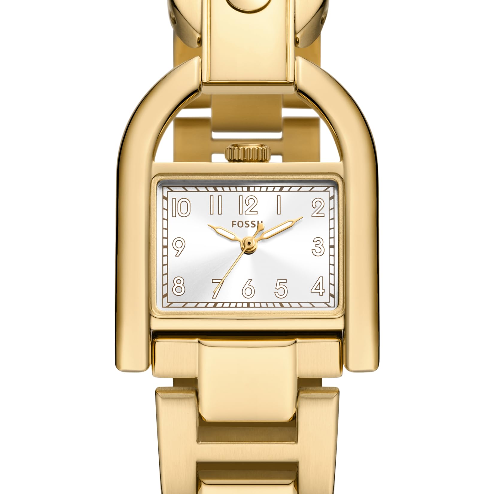 Fossil Women's Harwell Quartz Stainless Steel Three-Hand Watch, Color: Gold (Model: ES5327)