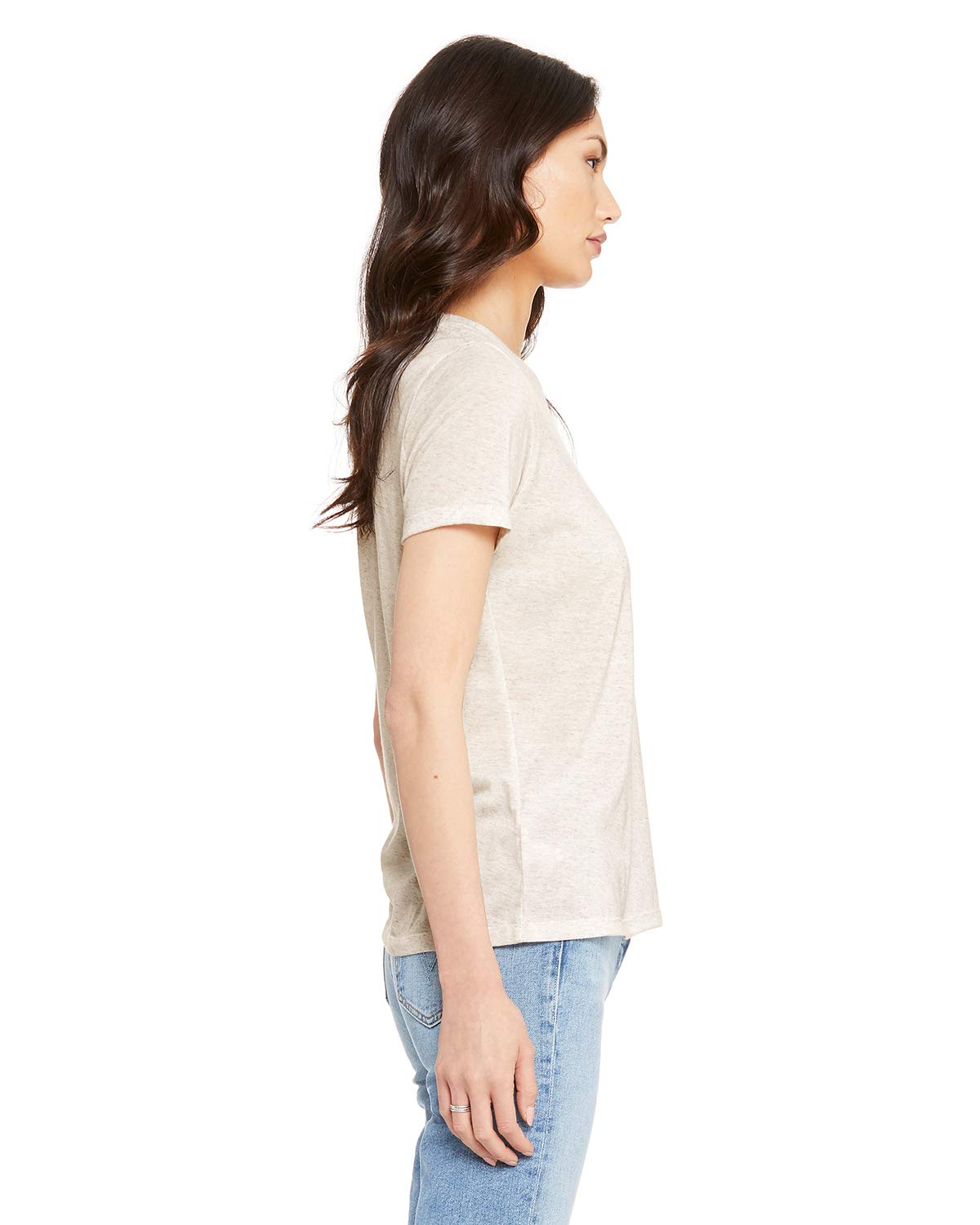 Ladies Relaxed Triblend T-Shirt - cHAR BLK TRIBLND - S(D0102H7WZQP)