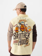 The Souled Store Official TMNT: Brotherhood Men Rugby Polos Mens Polos Graphic Tees Casual Fashion Regular Fit Drop Cut Round N
