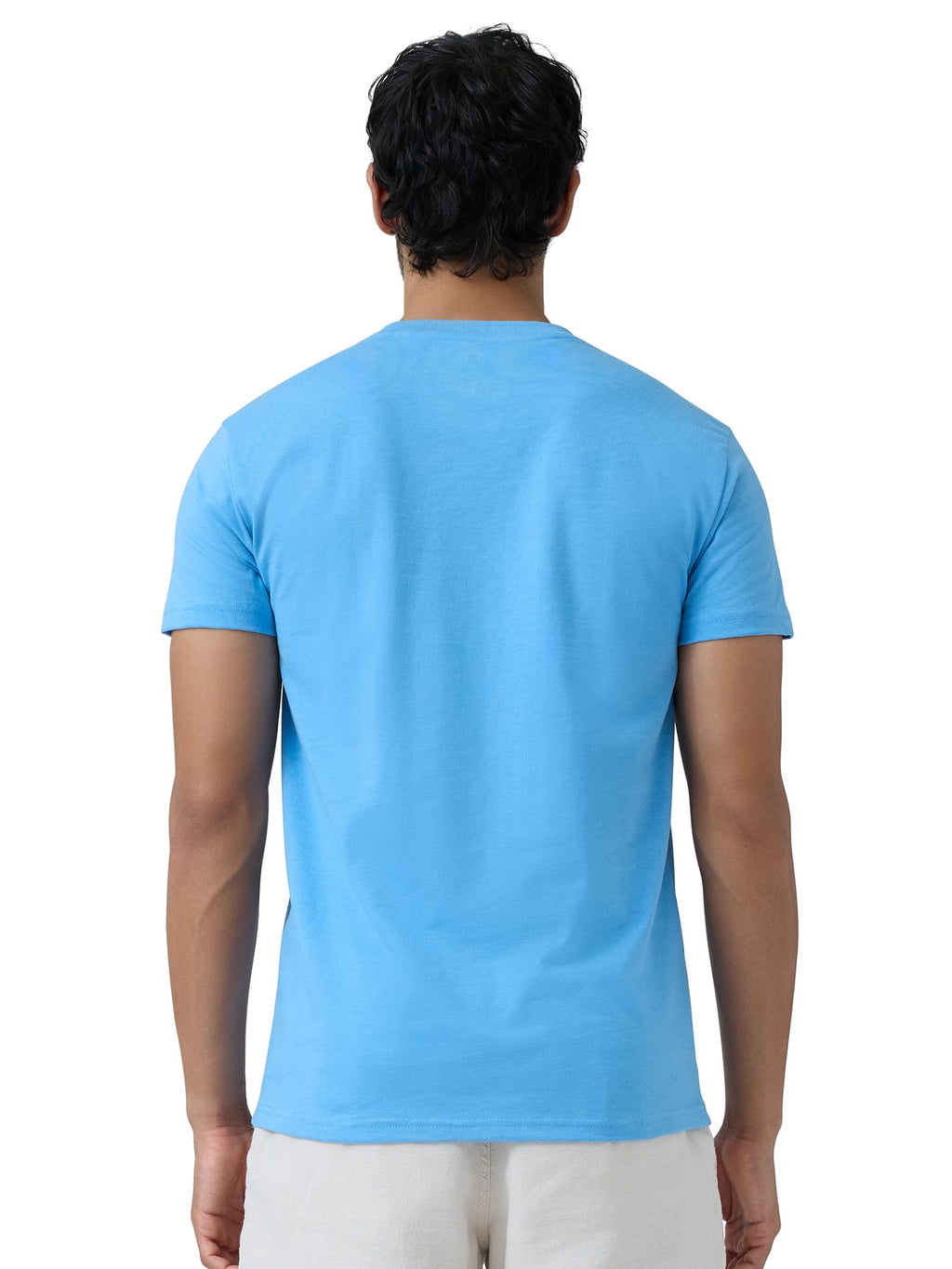 XYXX Mens Round Neck Regular fit Solid Tshirt | Softer Than Cotton | Cotton Rich Tshirt for Men| Anti-Microbial Silver Finish