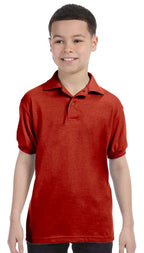 Youth 5050 EcoSmart Jersey Knit Polo - DEEP FOREST - XS(D0102H2HHZY)