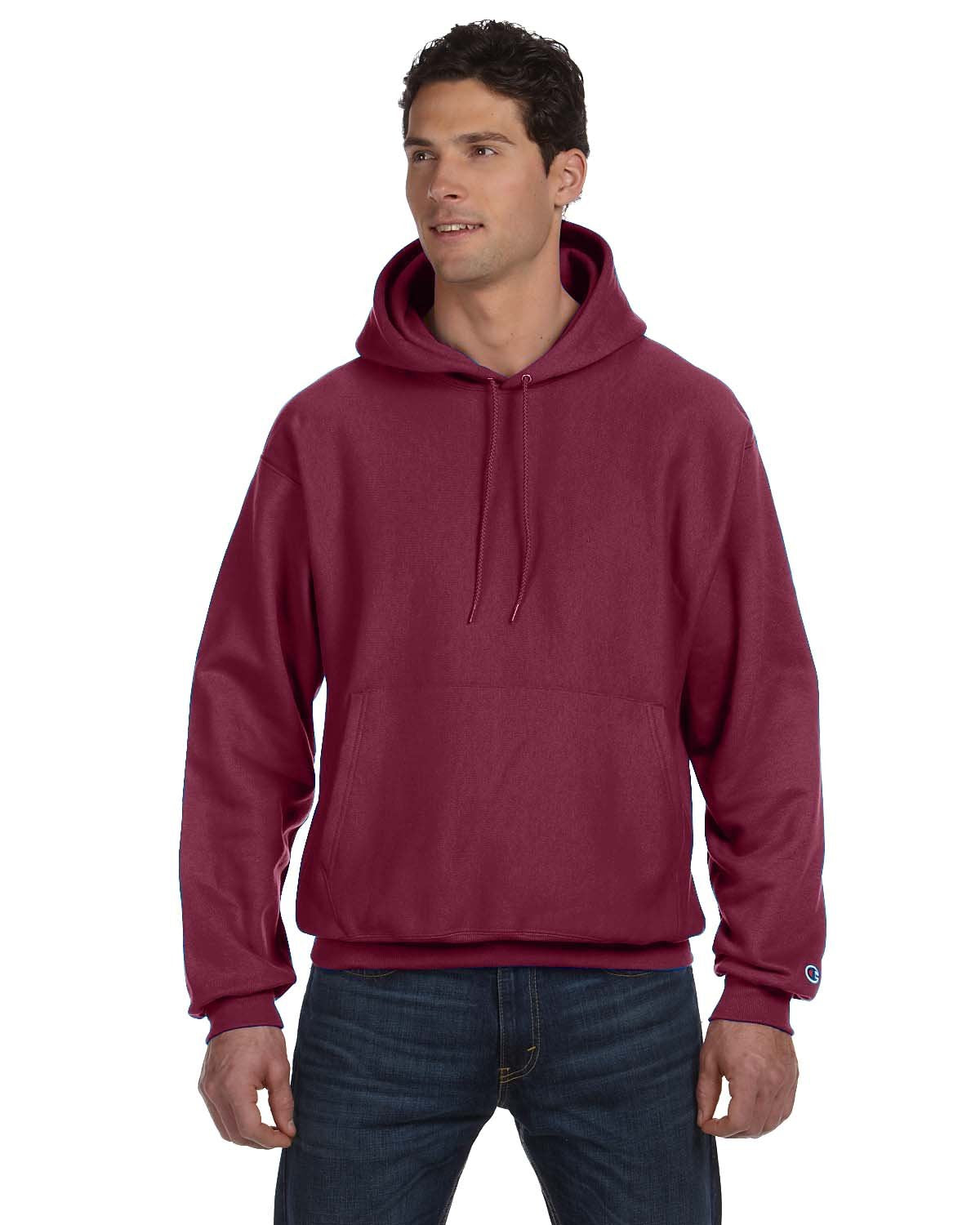 Reverse Weave Pullover Hooded Sweatshirt - OXFORD gRAY - M(D0102H2H7Fg)