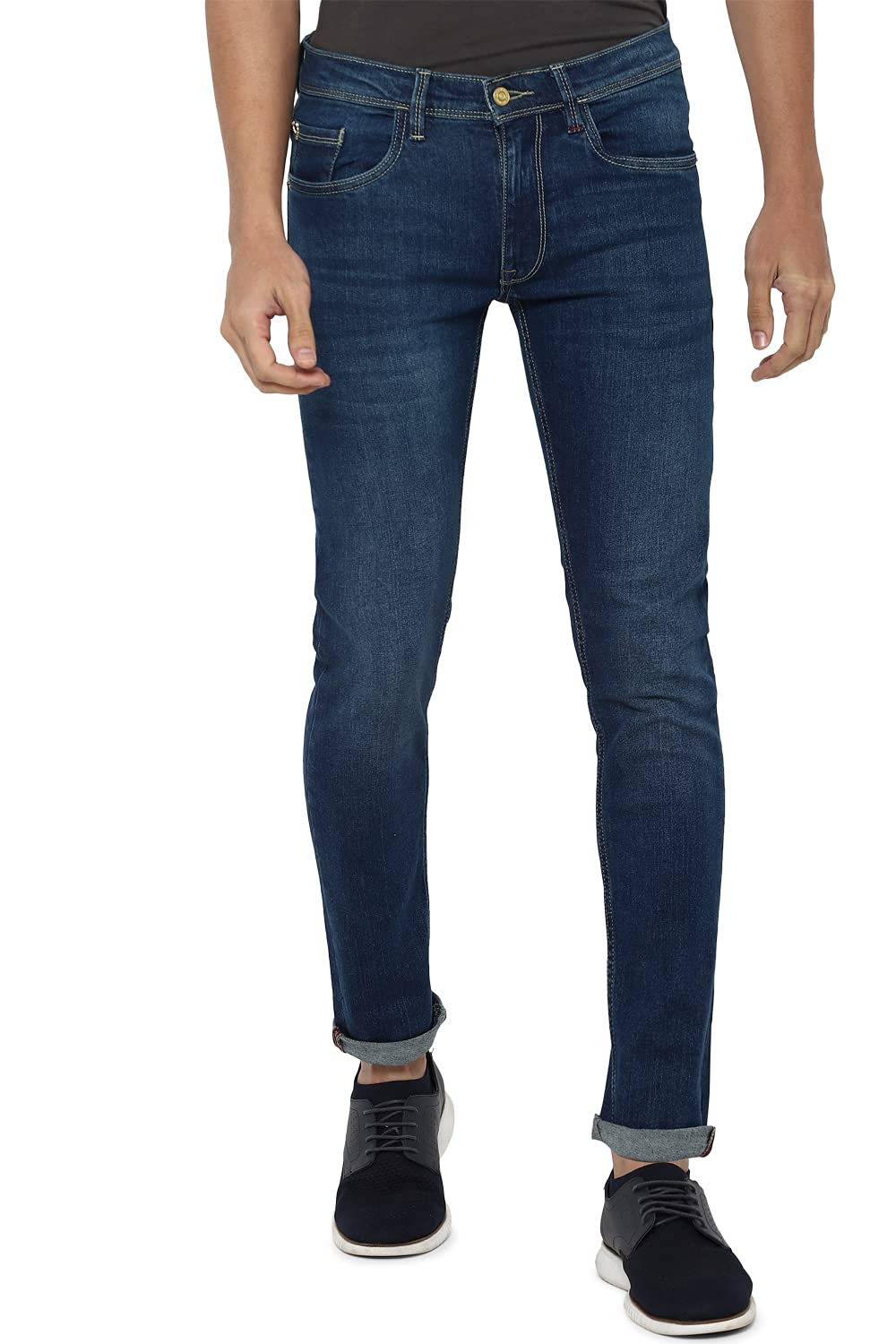 Allen Solly Men Skinny Fit Casual Denim Cotton Polyester Jeans