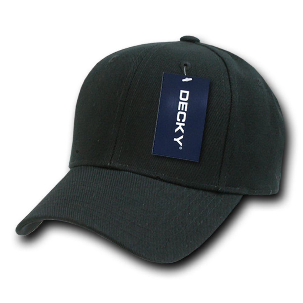 DEcKY Fitted cap, Black, 7 38