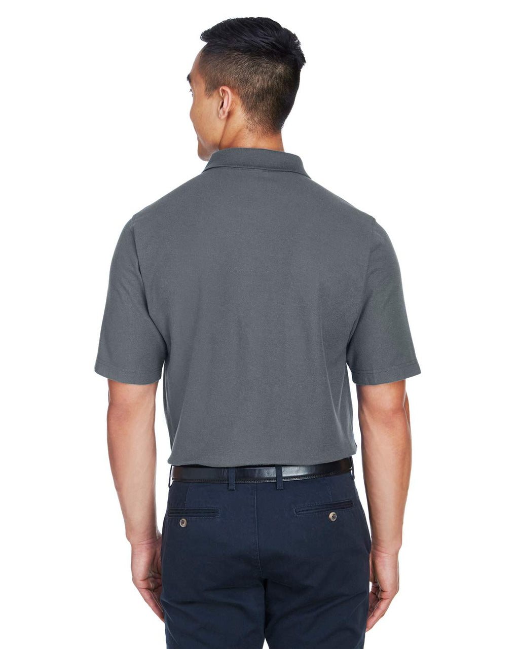 Mens DRYTEc20Performance Pocket Polo - gRAPHITE - S(D0102H76TFJ)