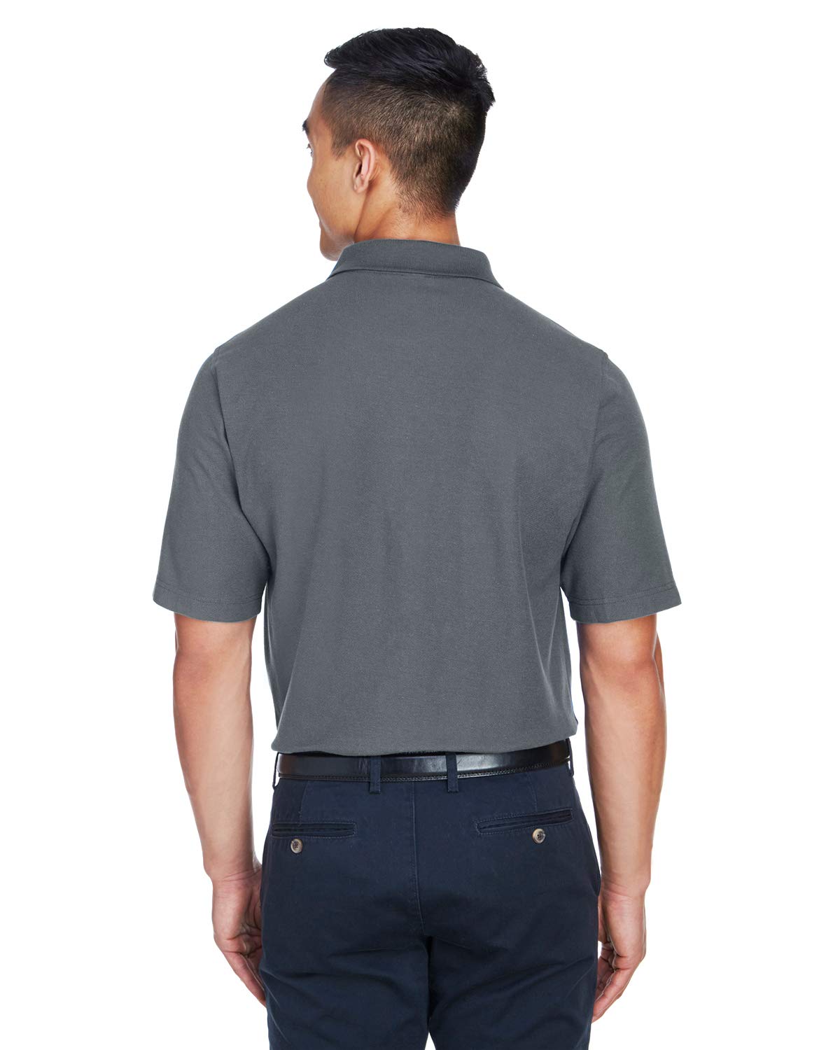 Mens DRYTEc20Performance Pocket Polo - gRAPHITE - S(D0102H76TU2)