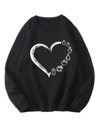 Kotty Women Full Sleeve Round Neck Pinted Sweatshirt