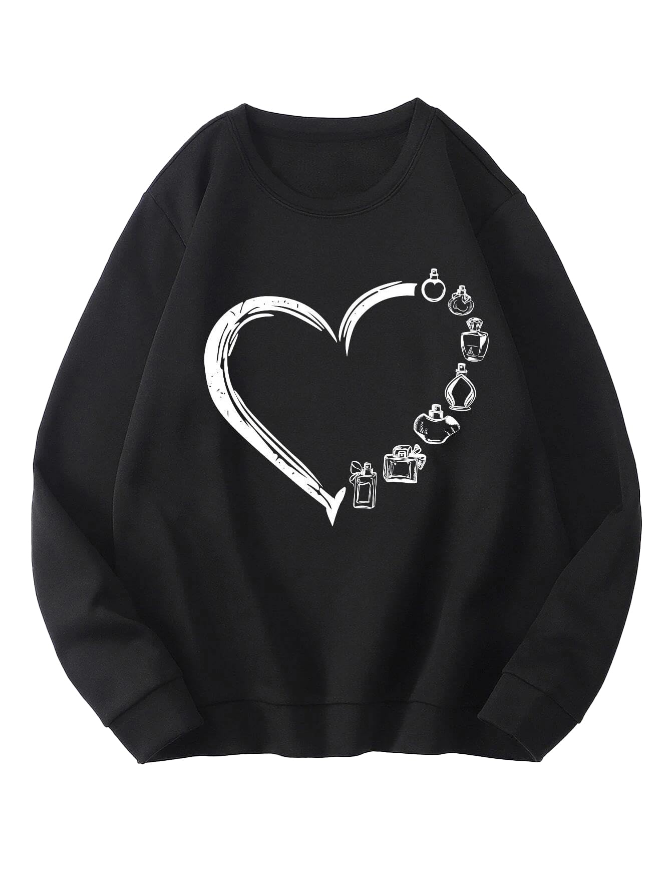 Kotty Women Full Sleeve Round Neck Pinted Sweatshirt